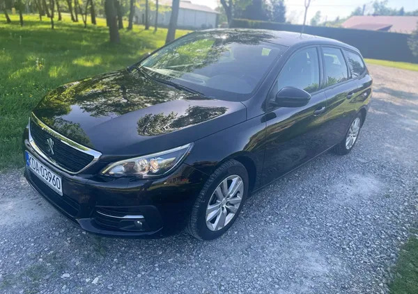 samochody osobowe Peugeot 308 cena 42927 przebieg: 162500, rok produkcji 2019 z Leżajsk